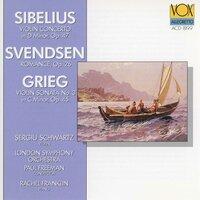 Grieg: Violin Sonata No. 3 in C Minor, Op. 45 - Sibelius: Violin Concerto in D Minor, Op. 47 - Svendsen: Romance in G Major, Op. 26 (Arr. for Violin & Piano)
