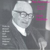 Bennett, R.R.: Violin Concerto / A Song Sonata / Helm, E.: Comment On Two Spirituals / Guarnieri, C.: Violin Sonata No. 2 (Kaufman) (1933-1947)