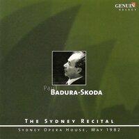 Piano Recital: Badura-Skoda, Paul - Bach, J.S. / Brahms, J. / Bartok , B. / Debussy, C.