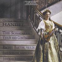 Handel: Sonatas for Violin and Continuo
