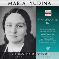 Borodin, Medtner & Stravinsky: Piano Works