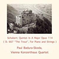 Schubert: Quintet In A Major Opus 114