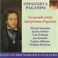 Paganini, N.: Violin Music (Heifetz, Kubelik, Menuhin, Milstein, Prihoda, Primrose) (1918-1938)