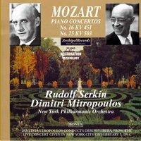 Mozart Piano Concertos 16 and 25