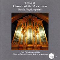 Vogel, Harald: Recital at Church of the Ascension