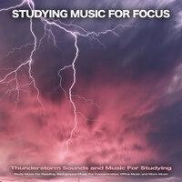 Tranquil Reading Piano and Thunderstorm Music