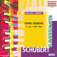 Schubert: Piano Sonatas, D. 537, 568, 840