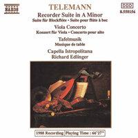 Telemann: Recorder Suite in A minor - Viola Concerto - Tafelmusik: 2 Concerti