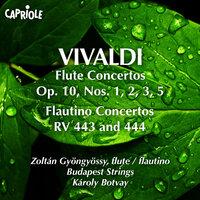 Vivaldi, A.: Flute Concertos, Op. 10, Nos. 1, 2, 3, 5 / Flautino Concertos, Rv 443, 444