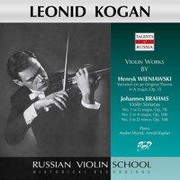 Wieniawski & Brahms: Works for Violin & Piano