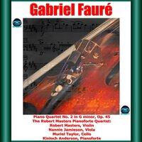 Fauré: Piano Quartet No. 2 in G minor, Op. 45