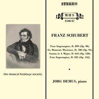 Schubert: Impromptus, Sonata in A Major, D. 644, Moments Musicaux