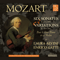 Mozart: Six sonates (K. 301-306) et variations (K. 359-360) pour le forté piano et un violon