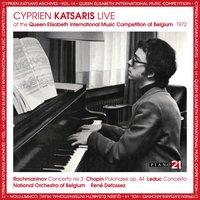 Live at the Queen Elisabeth International Music Competition of Belgium, 1972
