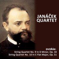 Dvořák: String Quartet No. 9 In D Minor, Op. 34 - String Quartet No. 10 In E Flat Major, Op. 51