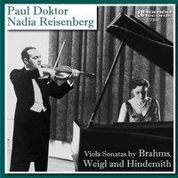Viola Sonatas by Brahms, Weigl, and Hindemith