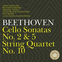 Beethoven: Cello Sonatas No. 2 & 5, String Quartet No. 10