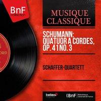 Schumann: Quatuor à cordes, Op. 41 No. 3