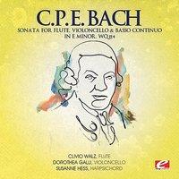 C.P.E. Bach: Sonata for Flute, Violoncello & Basso Continuo in E Minor, Wq.124