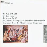 Bach, C.P.E.: 3 Quartets; Fantasy in C
