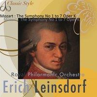 Mozart : Symphonies No. 1 to 7