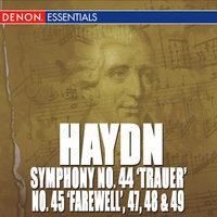 Haydn: Symphony Nos. 44 "Trauer", 45 "Farewell", 47, 48 & 49