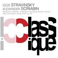 Stravinsky: Petruska, 5 Easy Pieces - Scriabin: Piano Concerto, Op. 20
