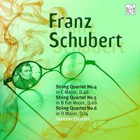 Franz Schubert String Quartet No.4 in C Major, D.46,No.5 in B flat Major (fragment), D.68,No.6 in D Major, D.74