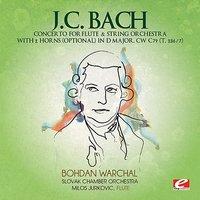 J.C. Bach: Concerto for Flute & String Orchestra with 2 Horns (optional) in D Major, CW C79 (T. 286/7)