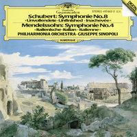Schubert: Symphonie No. 8 / Mendelssohn: Symphony No. 4