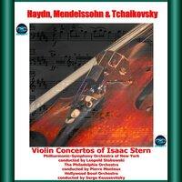 Haydn, Mendelssohn & Tchaikovsky: Violin Concertos of Isaac Stern