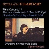 Tchaikovsky: Piano Concerto No. 1, Op. 23 - Thème original et variations No. 6, Op. 19 - Dumka in C Minor, Op. 59