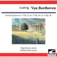 Ludwig van Beethoven: Sonata for piano No. 11 - Op. 23, No. 12 - Op. 26, No. 15 - Op. 28