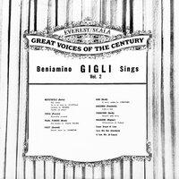 Beniamino Gigli Sings Vol. 2