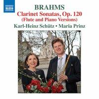 Brahms: Works (Arr. K.H. Schütz for Flute & Piano)