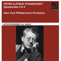 Artur Rodzinsky conducts Tchaikovsky Symphonies 4 & 5 live