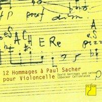 Douze Hommages à Paul Sacher pour Violoncelle (David Geringas und seine Cello-Klasse der Musikhochschule Lübeck)