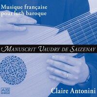 Musique française pour luth baroque