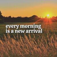 Every Morning Is a New Arrival