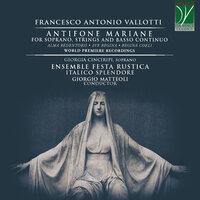 Francesco Antonio Vallotti: Antifone Mariane