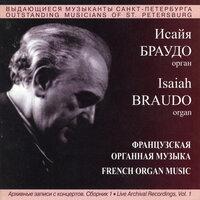 Live Archival Recordings of Isaiah Braudo, Vol. 1