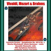 Vivaldi, Mozart & Brahms: Concerto Grosso - Symphonies No. 40 & No. 1