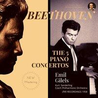 Beethoven: The 5 Piano Concertos by Emil Gilels