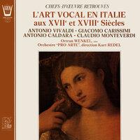 L'art vocal en Italie aux 17ème et 18ème siècles