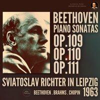 Beethoven: Piano Sonatas Op. 109, 110, 111 by Sviatoslav Richter