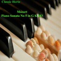 Mozart Piano Sonata No 5 in G K 283