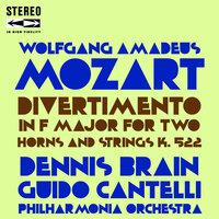 Mozart Divertimento in F Major for Two Horns and Strings K.522