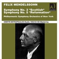 Mendelssohn Symphonies 3 & 5 conducted by Dimitri Mitropoulos