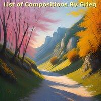 List of Compositions by Grieg