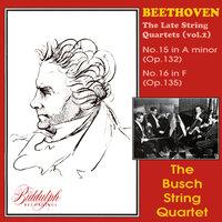 Beethoven: The Late String Quartets, Vol. 2